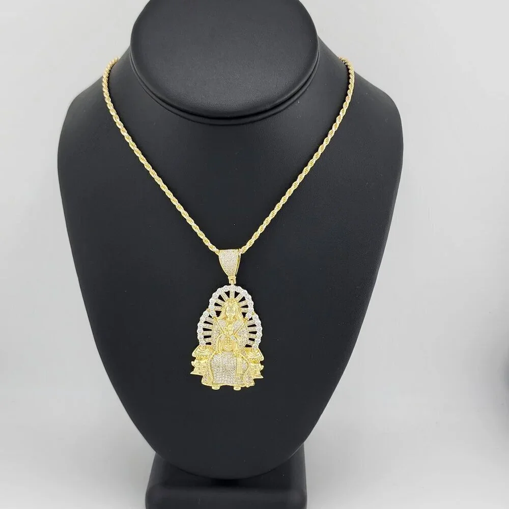 Brand New Sterling Silver 925 Jesus Christ Necklace